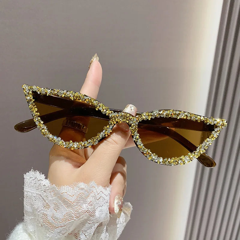 Diamond Cat Eye Trendy Sunglasses