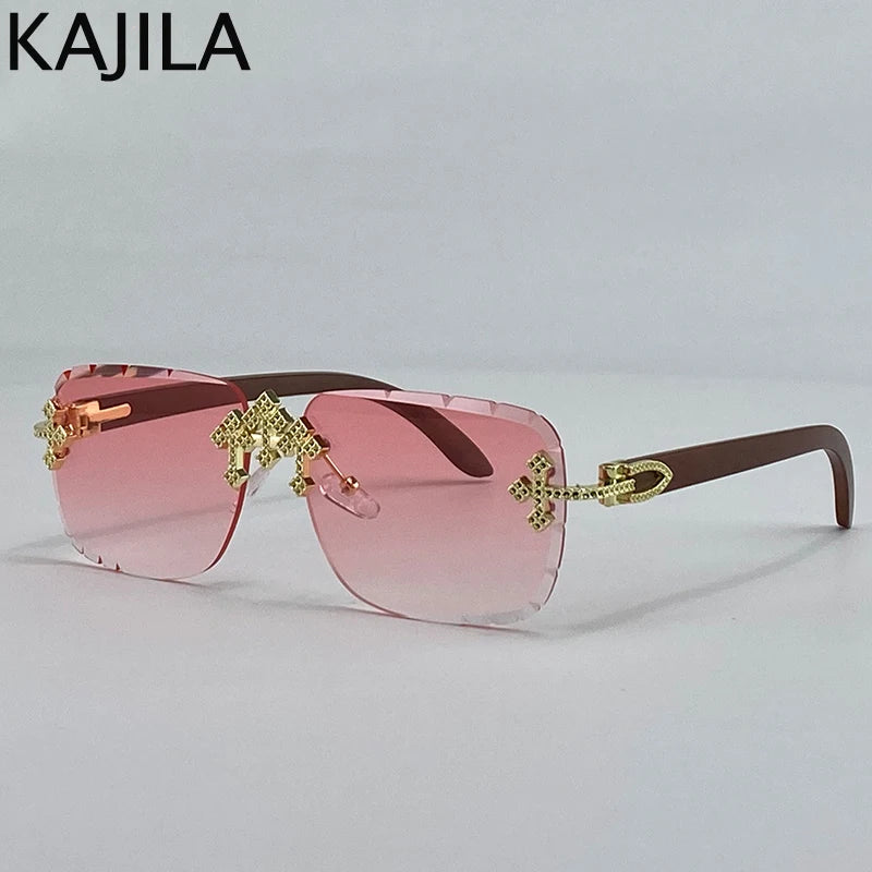 Rimless Square Luxury Shades UV400