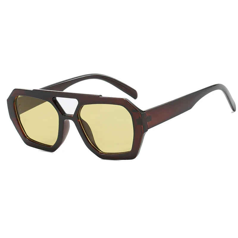 Thick Frame Double Bridges Eyewear