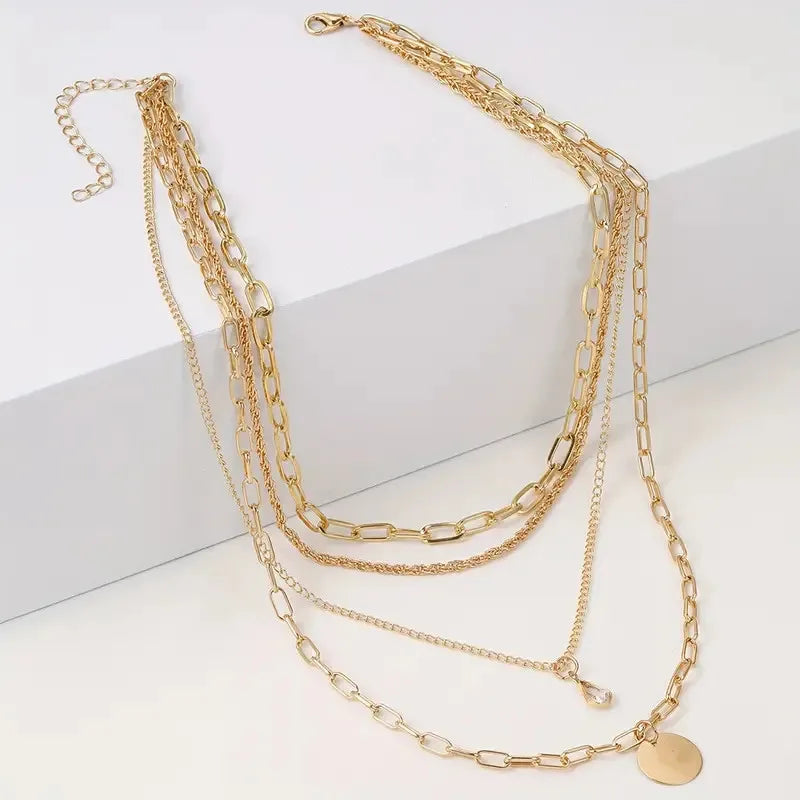 Hot Selling Water Droplet Layered Necklace
