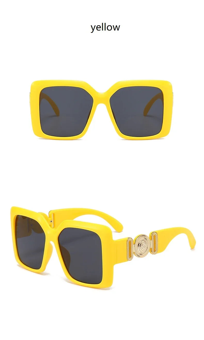 Big Square Design Luxury Vintage Eyewear