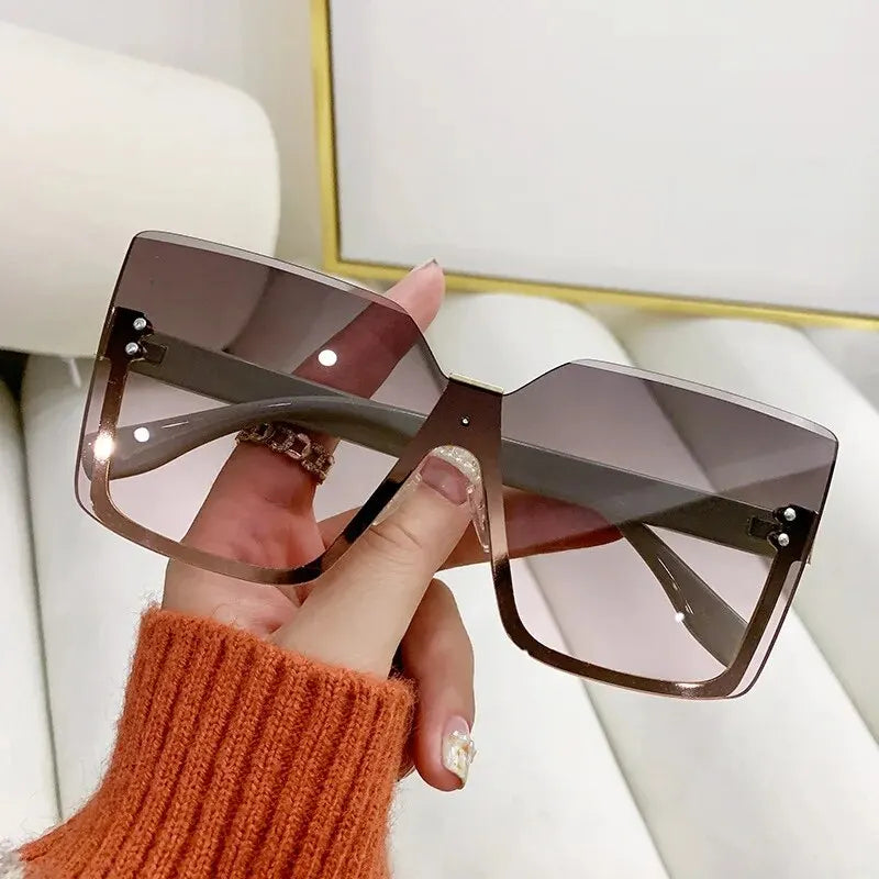 Half-frame Anti-uv Glasses