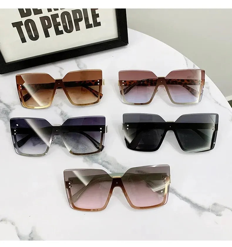 Half-frame Anti-uv Glasses