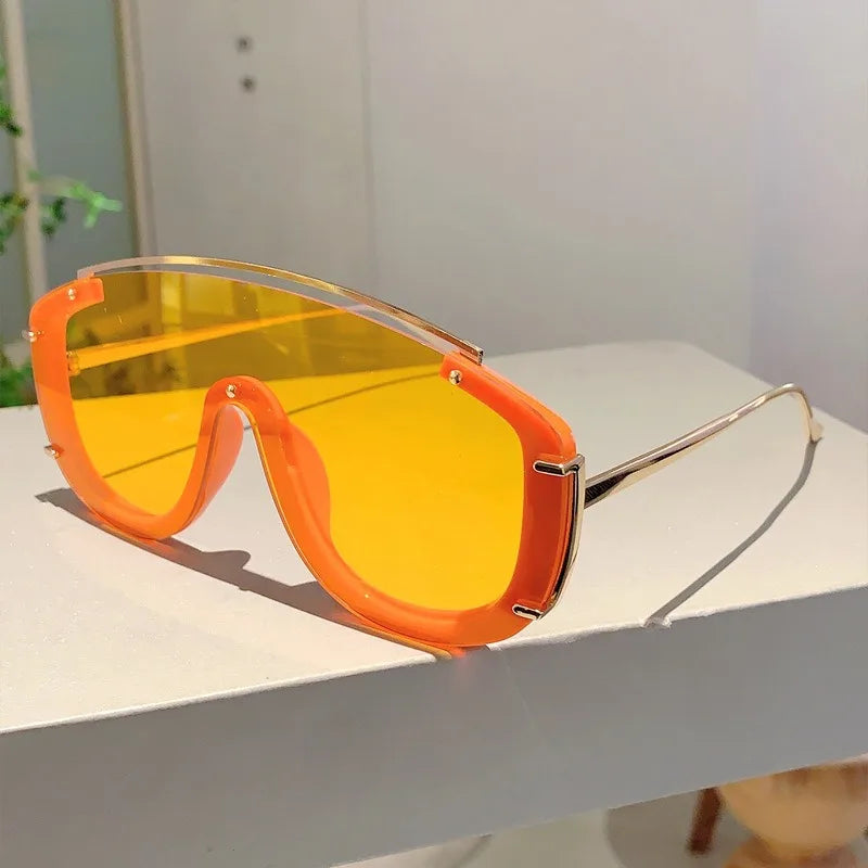 Leopard Stylish Luxury Oversize Sunglasses