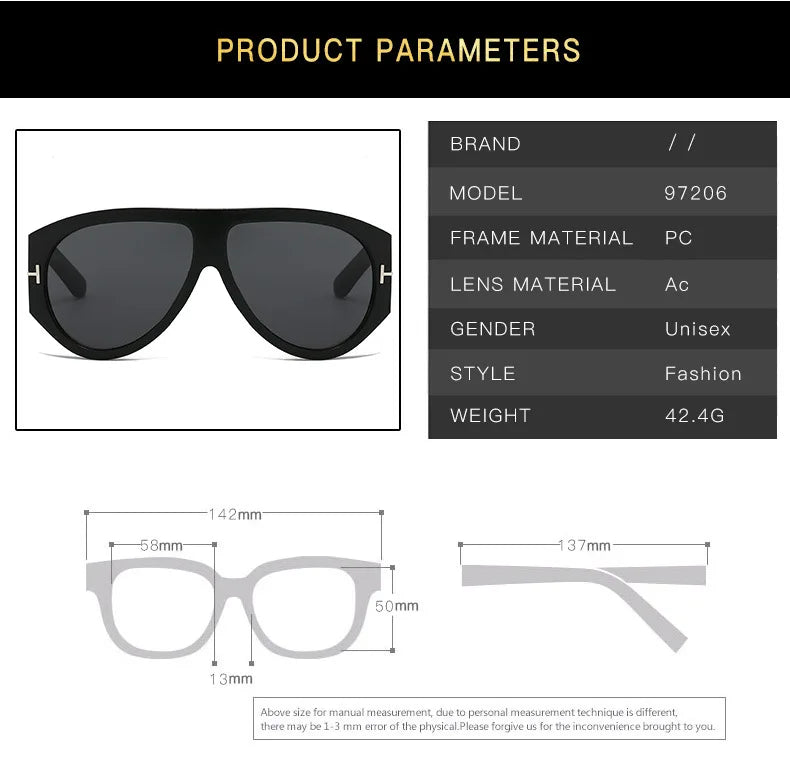 Pilot Shape Stylish UV Protection Driving | Hiking Sunglass