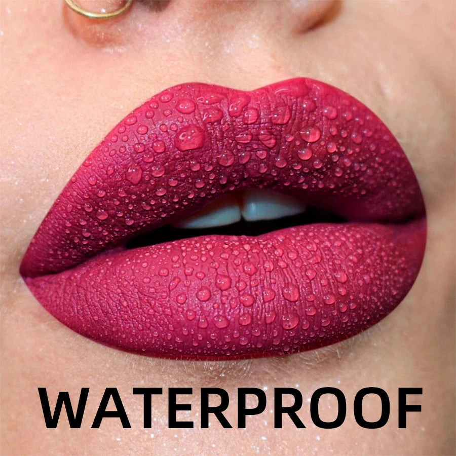 19 colors Matte Velvet Nude Waterproof Liquid Lipstick