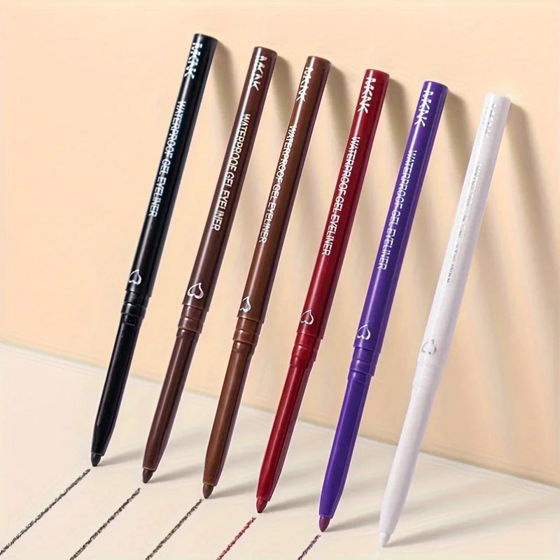 5 Colors Eyeliner Pencil Waterproof | Long-lasting