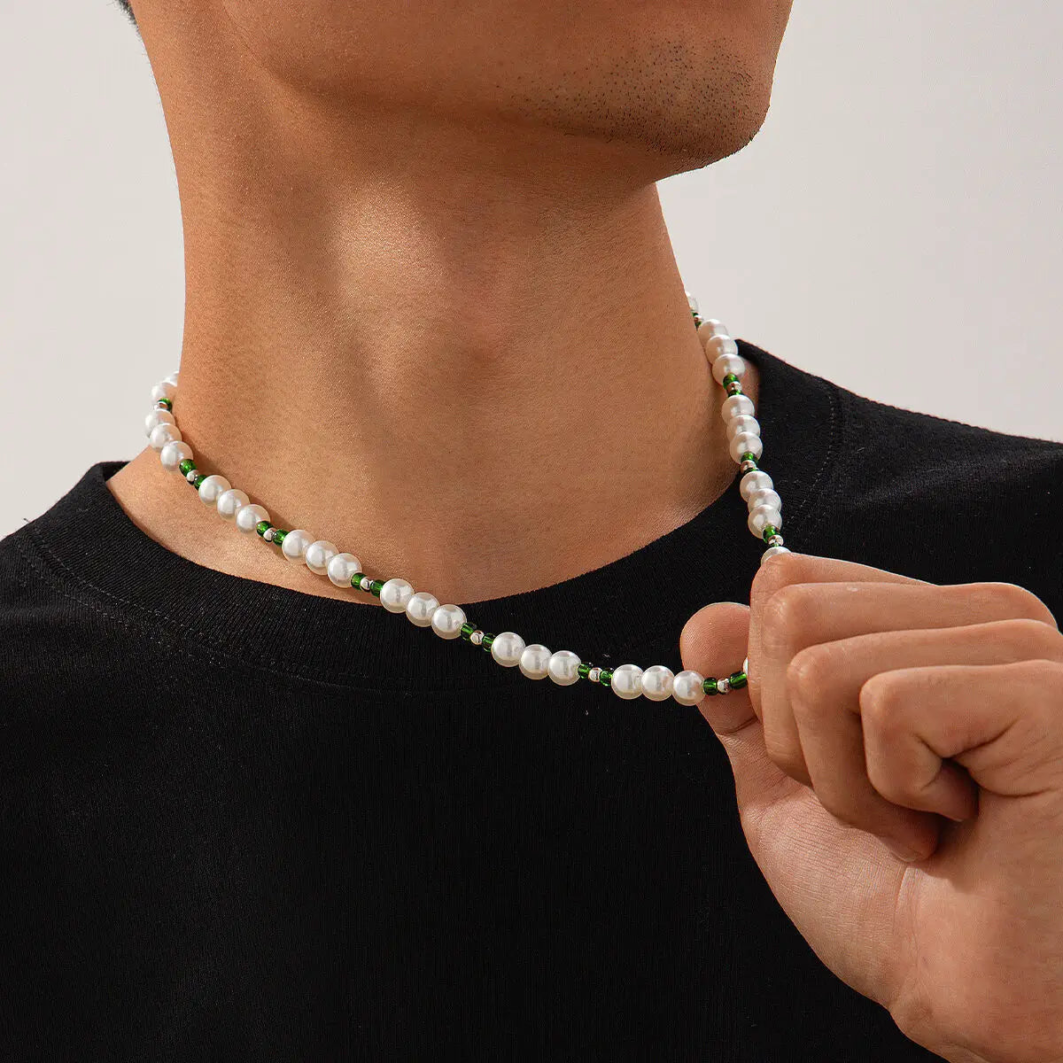 Hip Hop Pearl Necklace