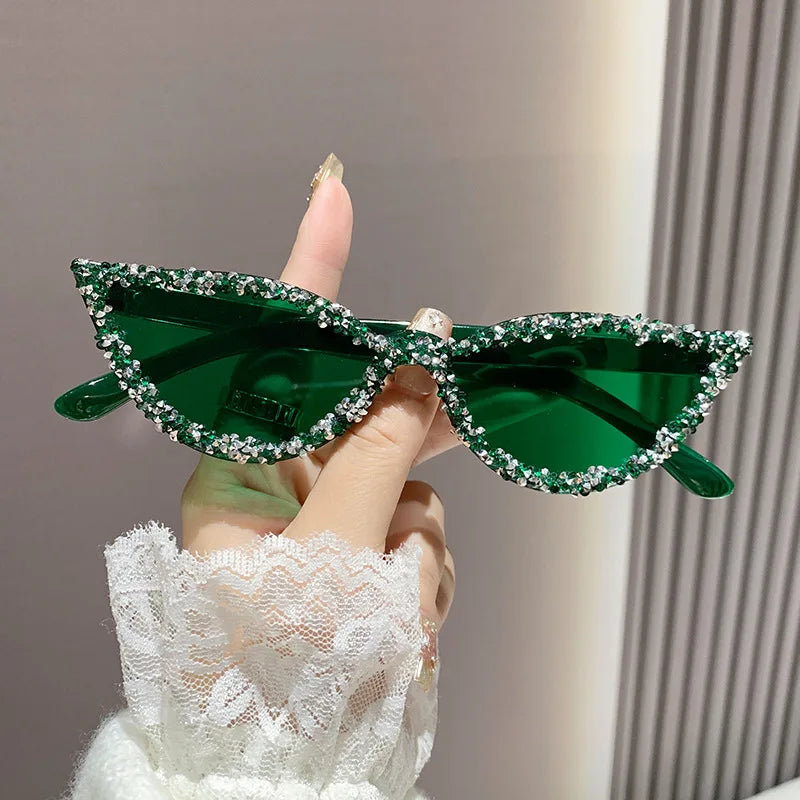 Diamond Cat Eye Trendy Sunglasses