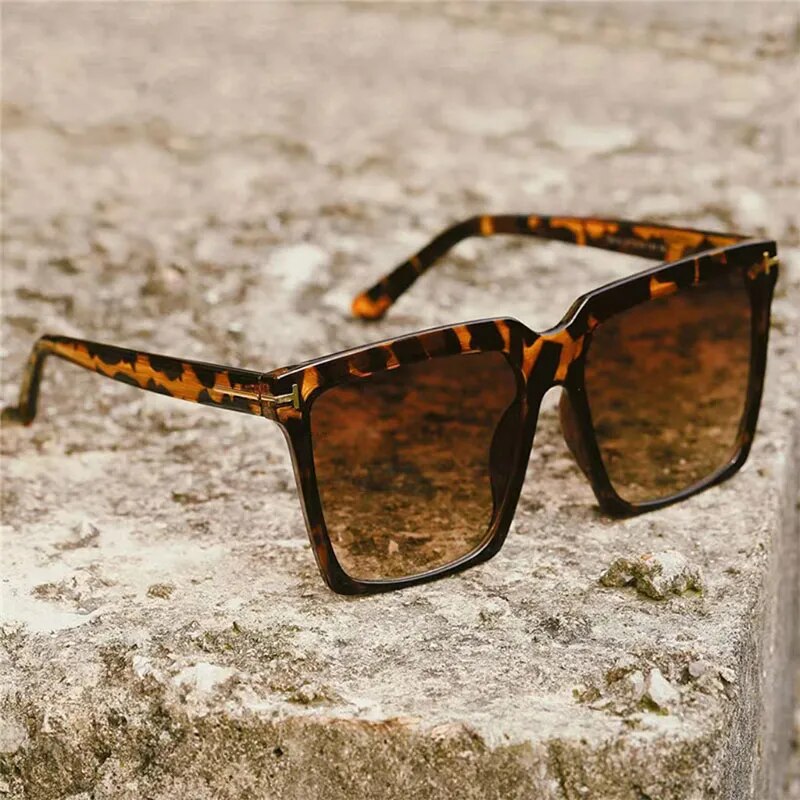 Large Frame Square Eyewear UV400