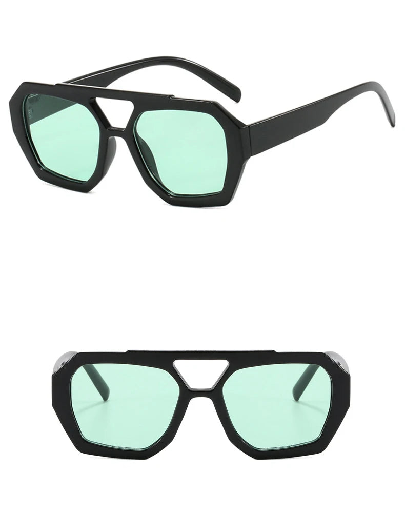 Thick Frame Double Bridges Eyewear