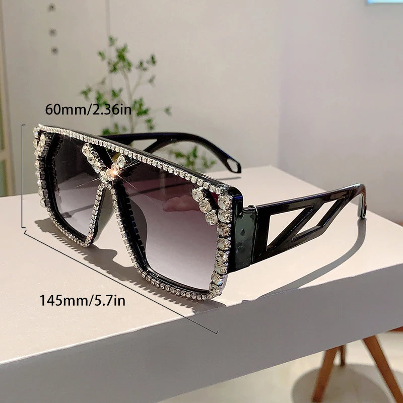 Rhinestone Trendy Decoration Sun Shades