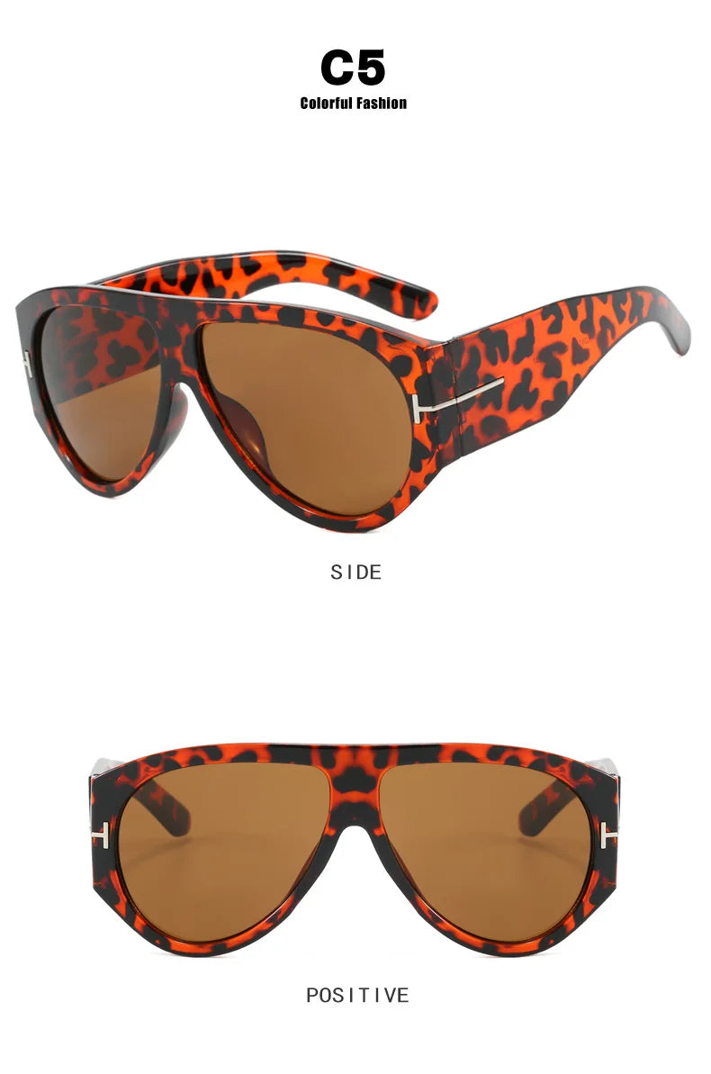 Vintage Punk Pilot Retro Stylish UV400