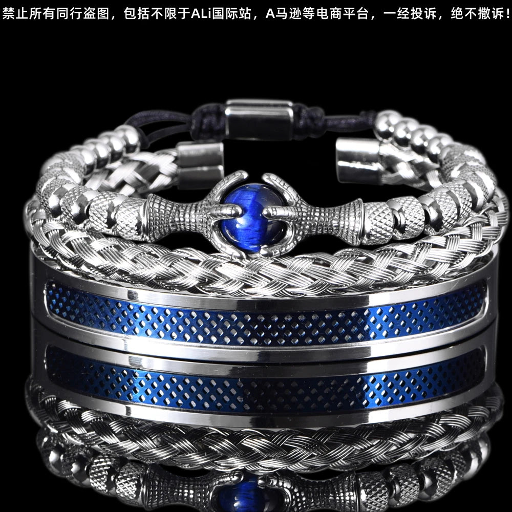 Stainless Steel Handmade Rope Bangles