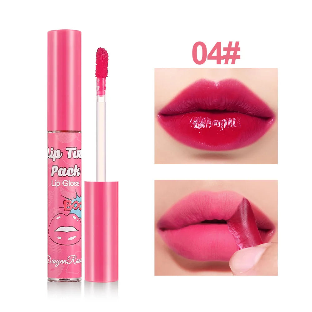 Peel Off Rose Red Lip gloss - Waterproof
