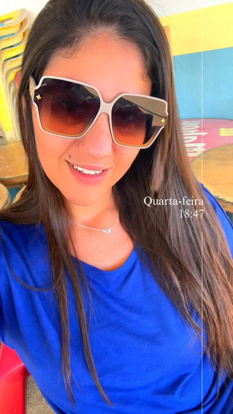 Square Luxury UV Protection Sunglasses