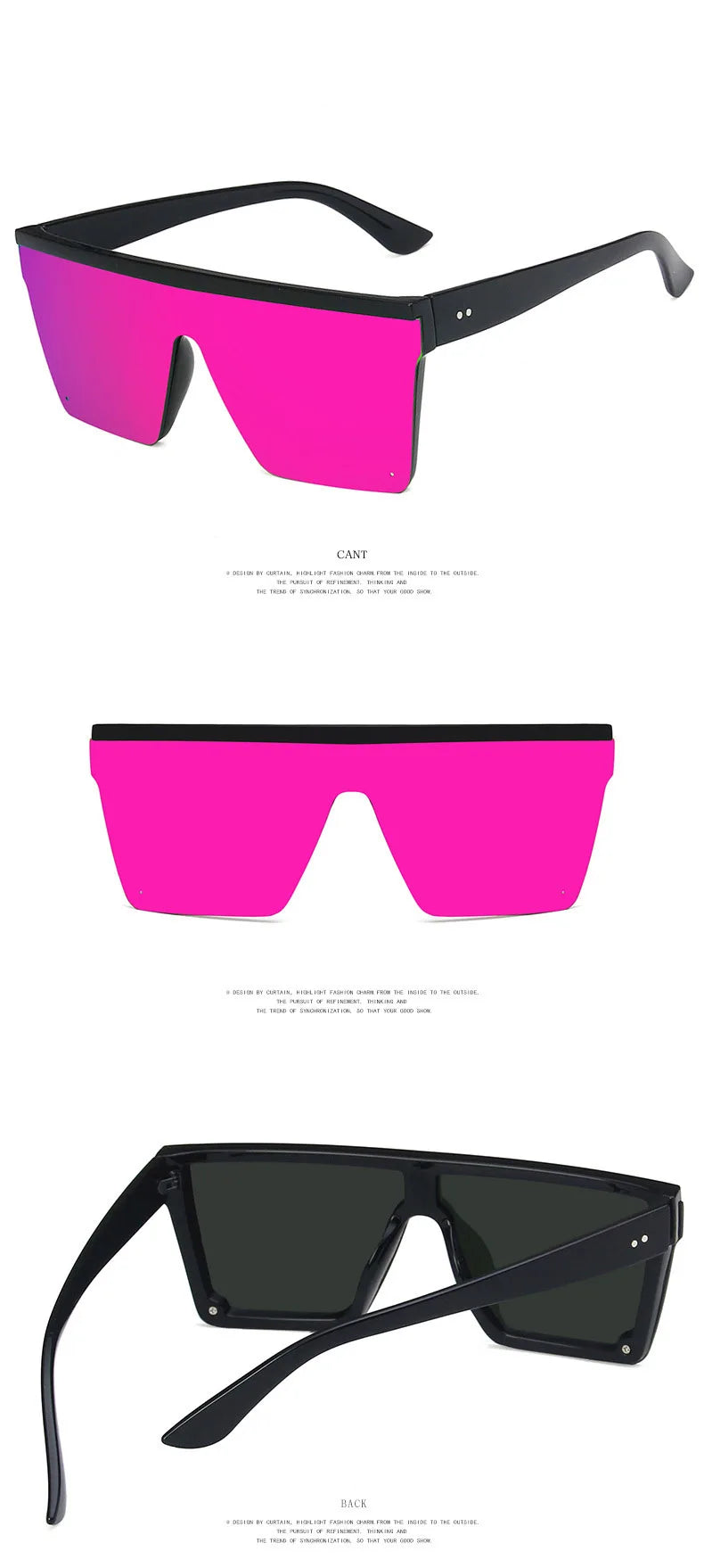 European And American Fashionable Square Sunglasses