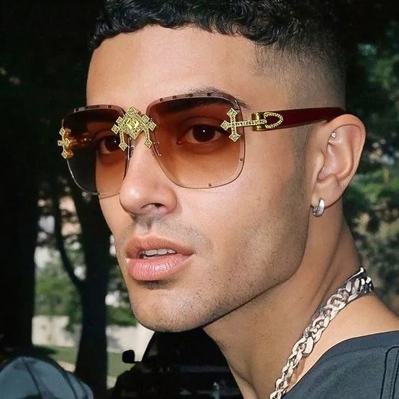 Rimless Square Luxury Shades UV400