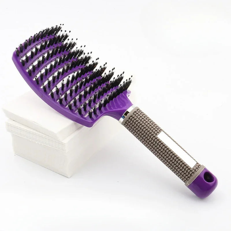 Scalp Massage Curly Detangle Styling Brush