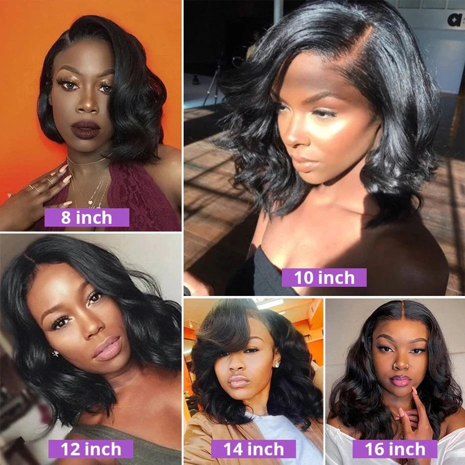 Short Bob Wigs 13x4 Lace Front Human Hair