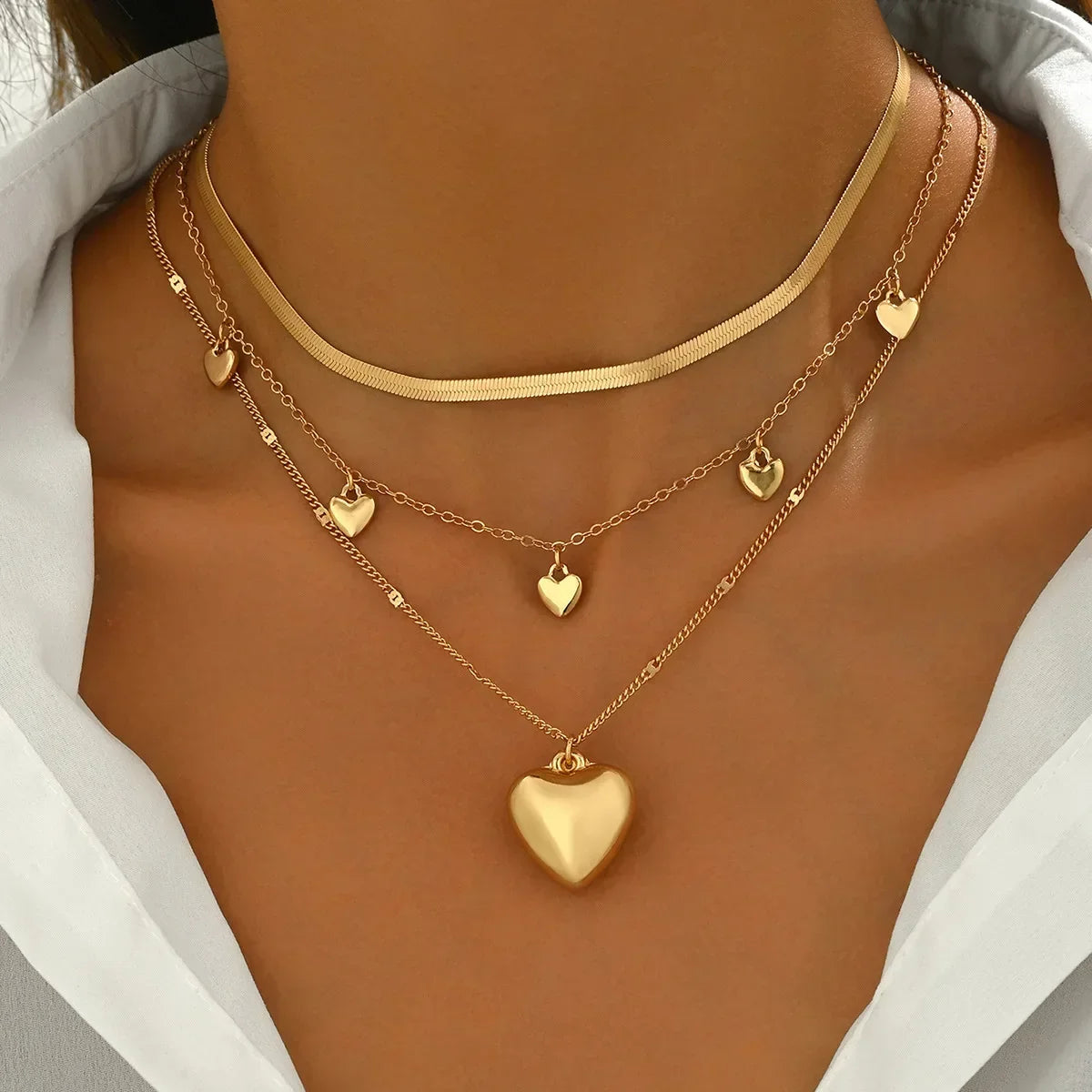 Hot Selling Water Droplet Layered Necklace