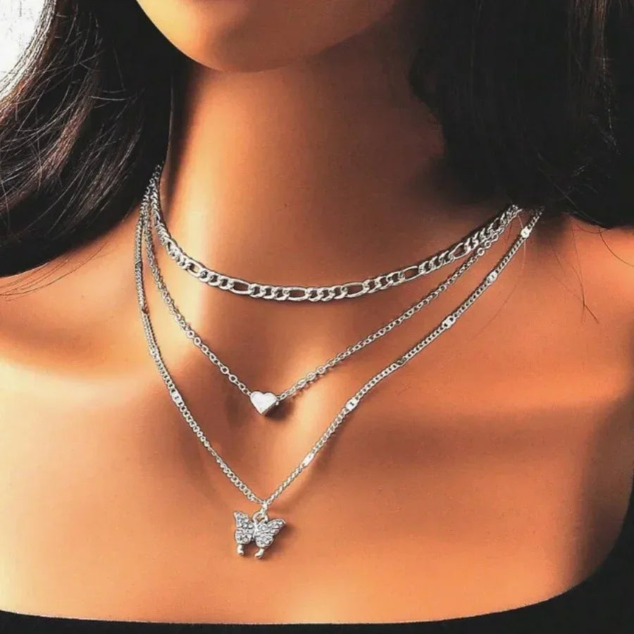 Hot Selling Water Droplet Layered Necklace