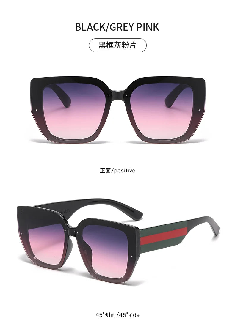 Square Retro Oversized Eyewear | UV400