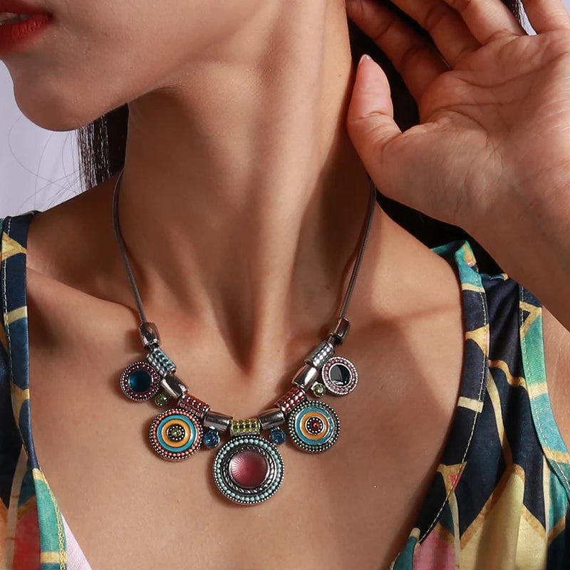 Bohemian Choker Collar Necklace