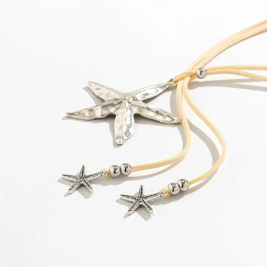 Big Star Starfish Retro Adjustable necklace