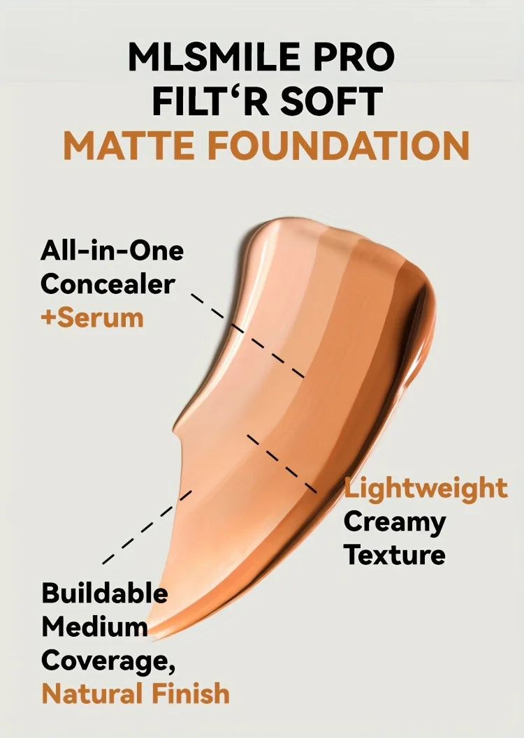 2-In-1 Oil Control Liquid Foundation And Concealer