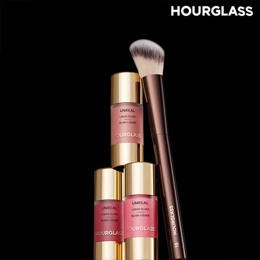 Liquid Blush Brush, Angled Contour Brush, Loose Powder Brush