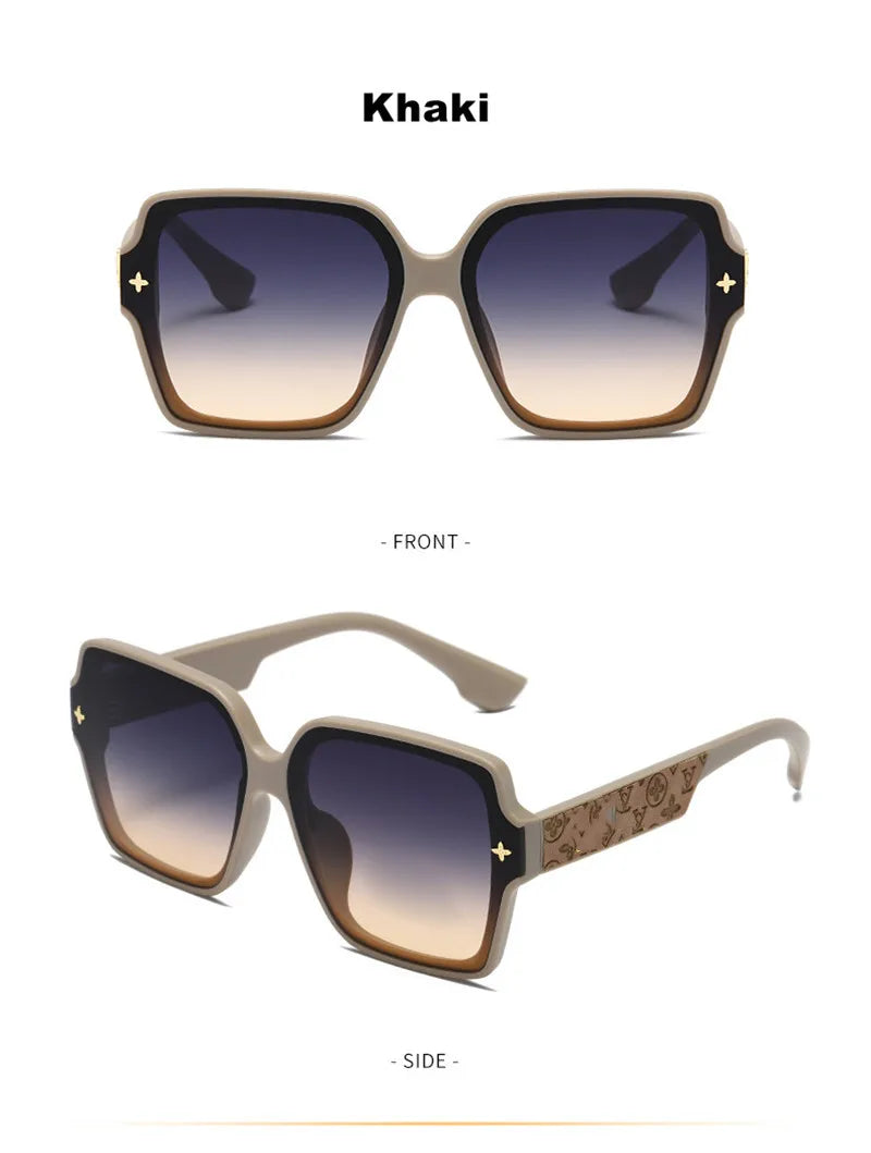Square Luxury UV Protection Sunglasses