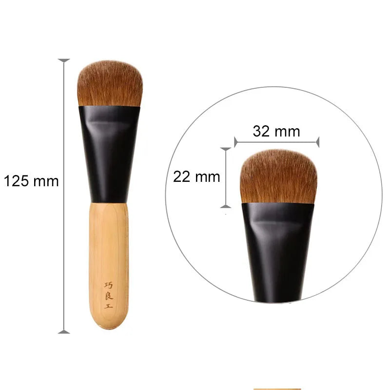 Professional Handmade Makeup Brushes Soft Resilient | Foundation Brush