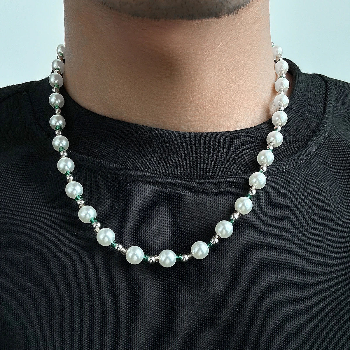 Hip Hop Pearl Necklace