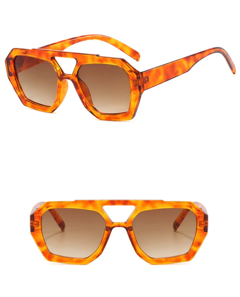 Thick Frame Double Bridges Eyewear