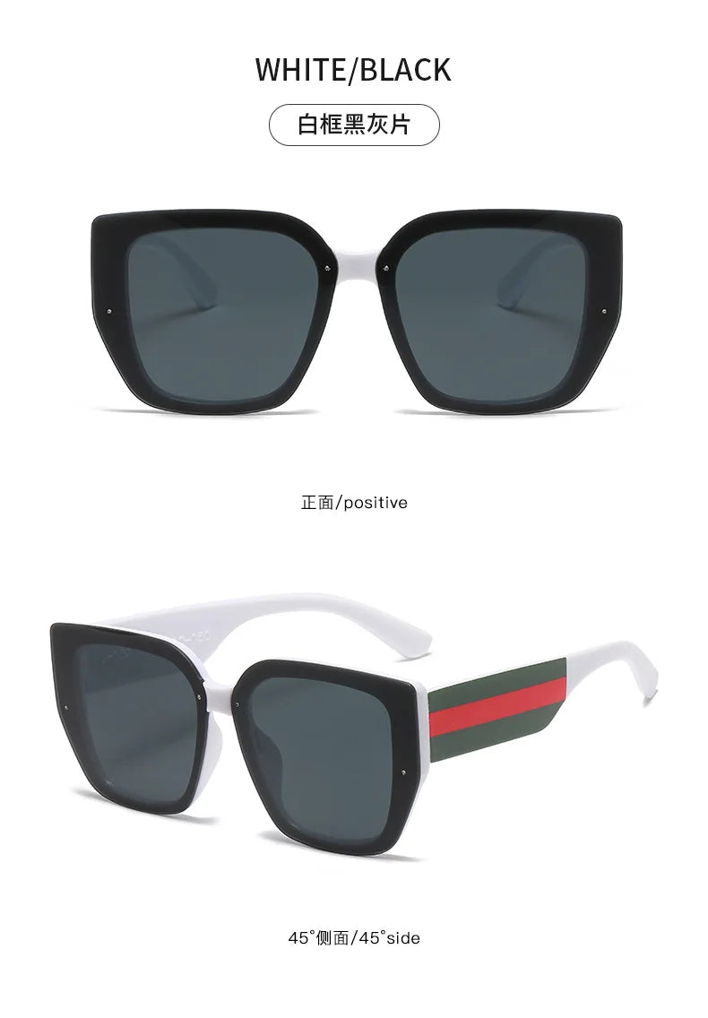 Square Retro Oversized Eyewear | UV400