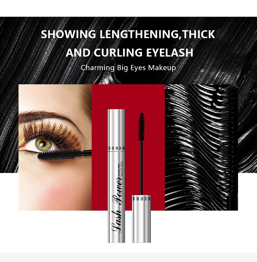 4D Silk Fiber Eyelash Mascara Waterproof | Thick Lift Lengthening
