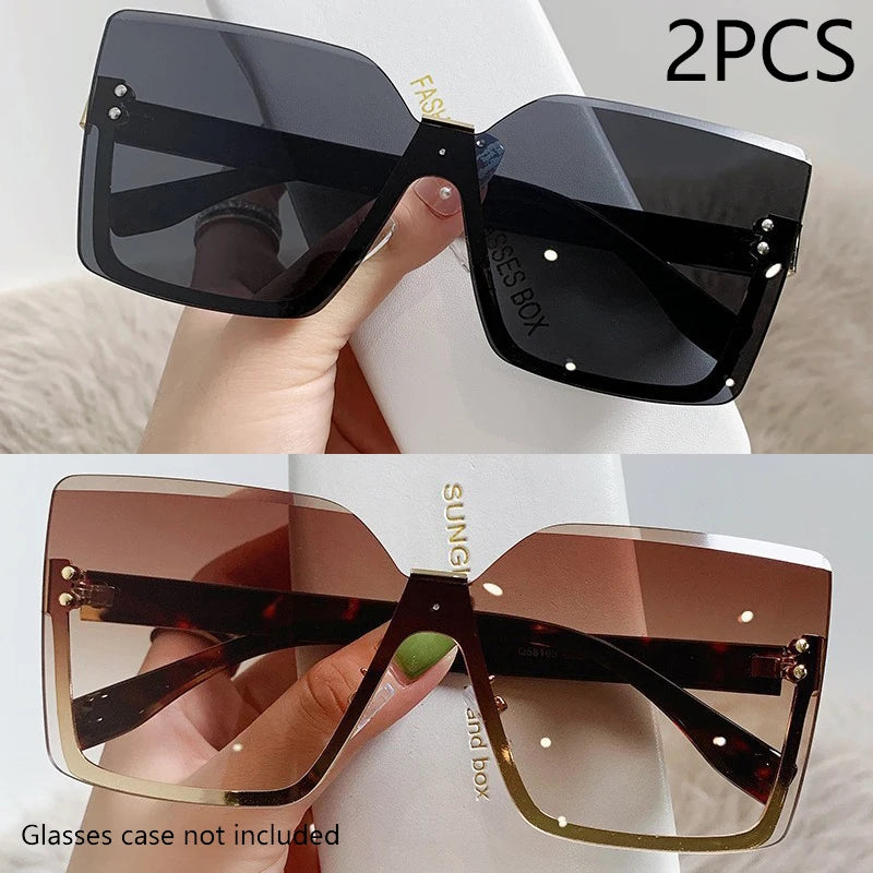 Half-frame Anti-uv Glasses