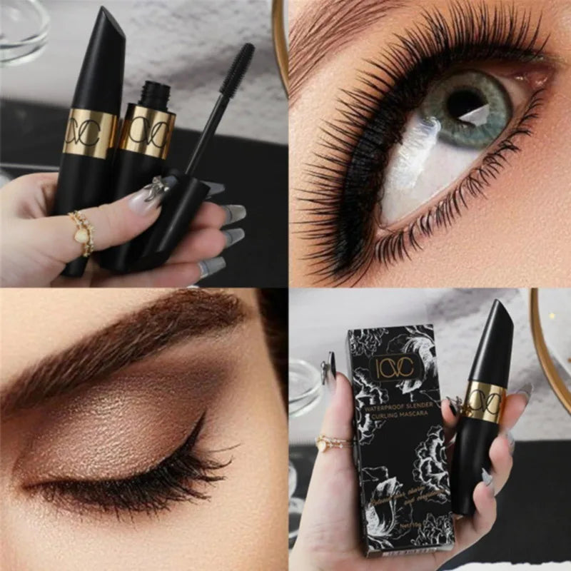 Fiber Mascara Thick Curly, Waterproof and Sweat-proof, Long-lasting