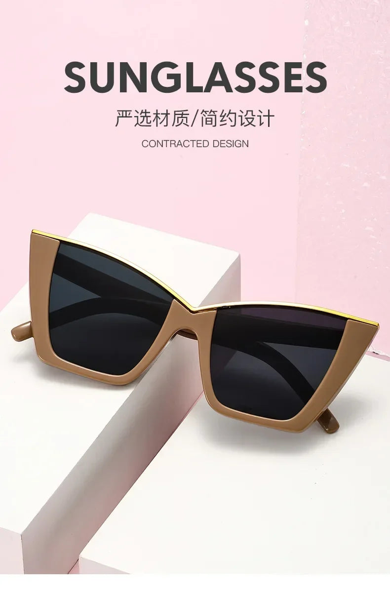 Cat Eye Square Retro Shades