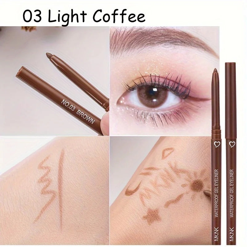 5 Colors Eyeliner Pencil Waterproof | Long-lasting
