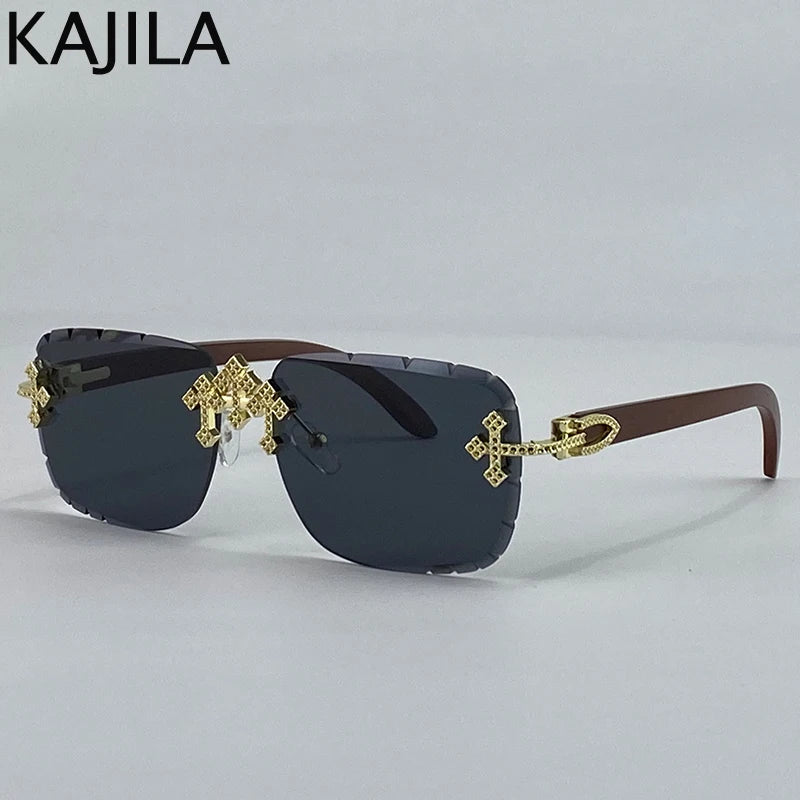 Rimless Square Luxury Shades UV400