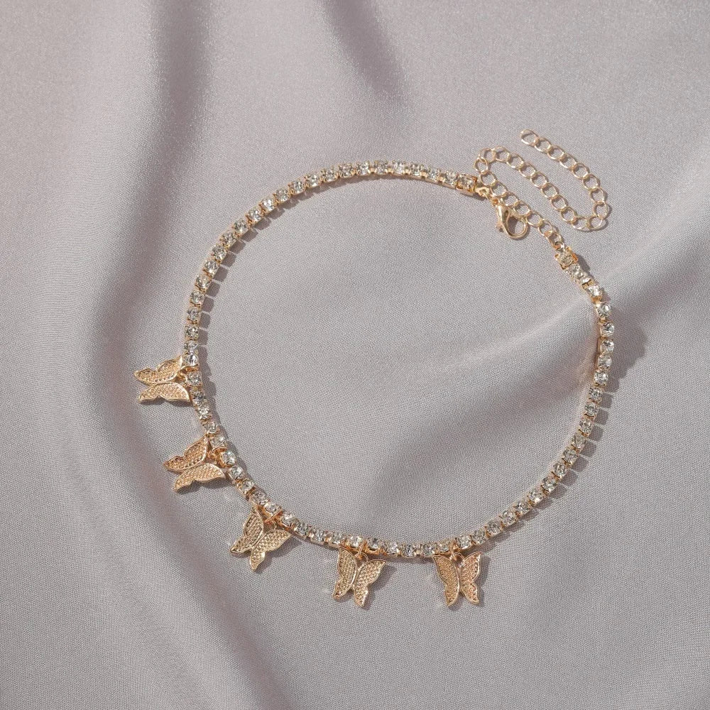 Butterfly pendant necklace