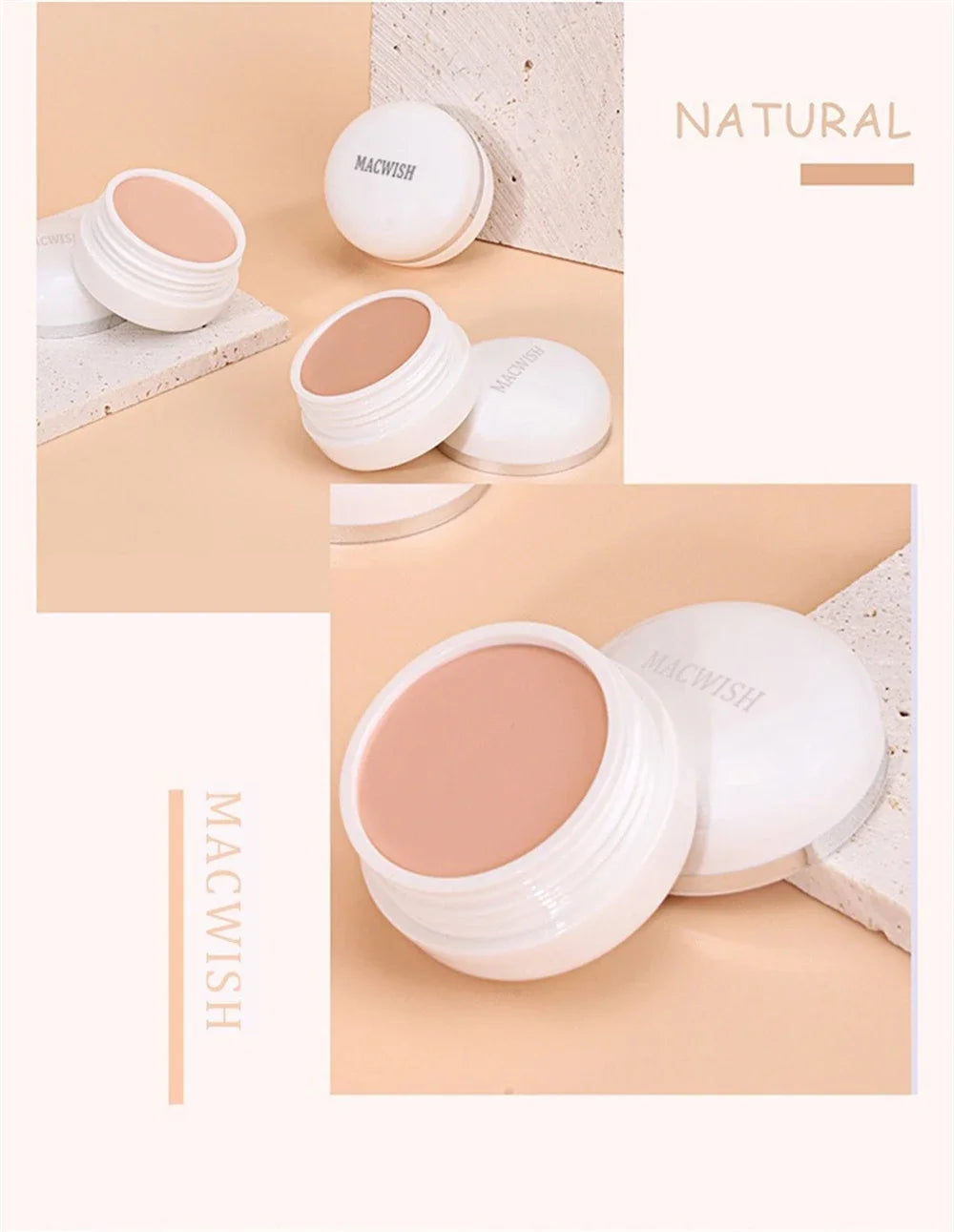 High Coverage Concealer | Lasting Waterproof Foundation | BB Cream |Cover Anti Dark Circle Freckle