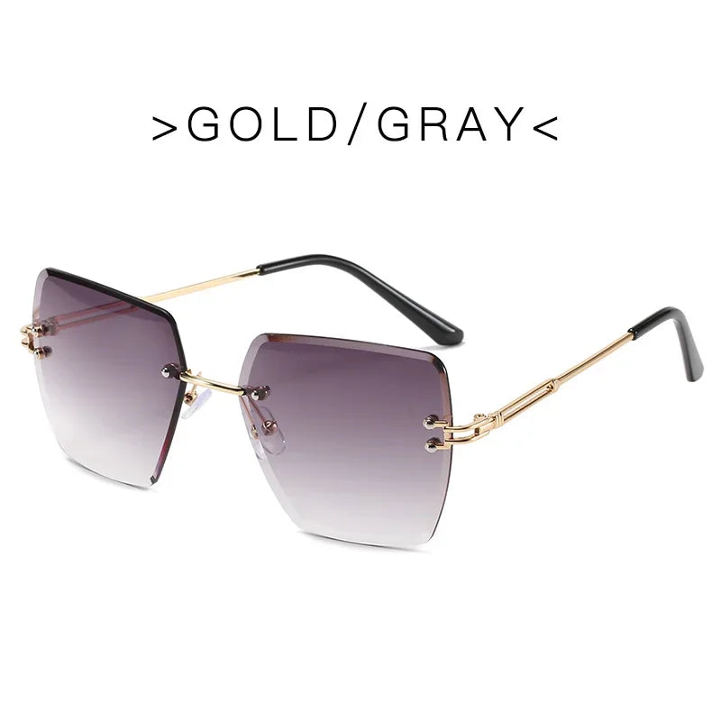 Rimless Luxury Vintage Summer Style