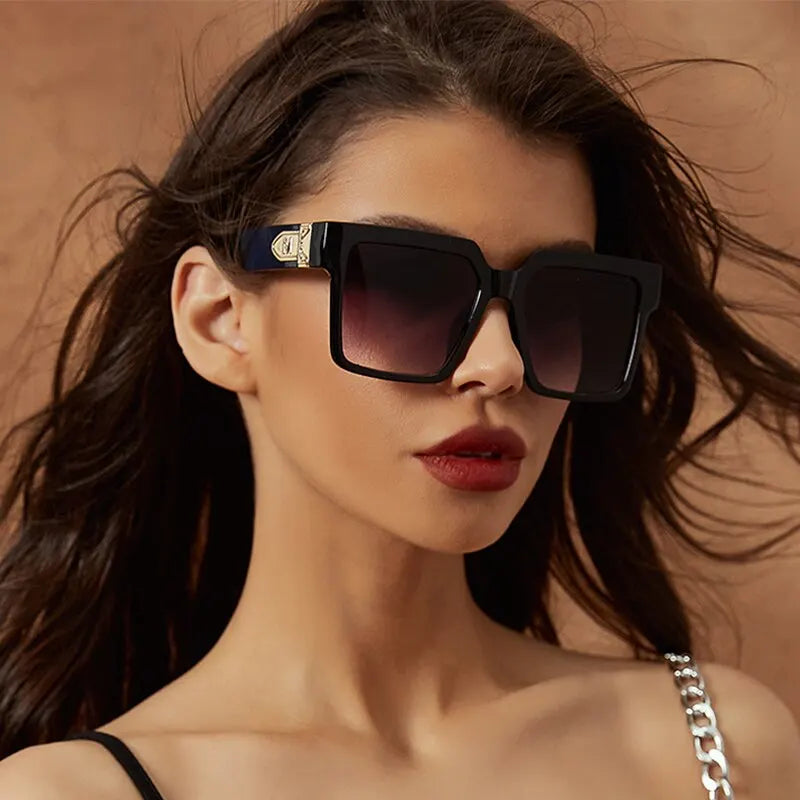 Luxury Square Thick Frame - UV400 Sunglasses