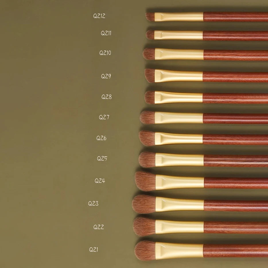 Professional Handmade Eye Shadow Brush African Rosewood