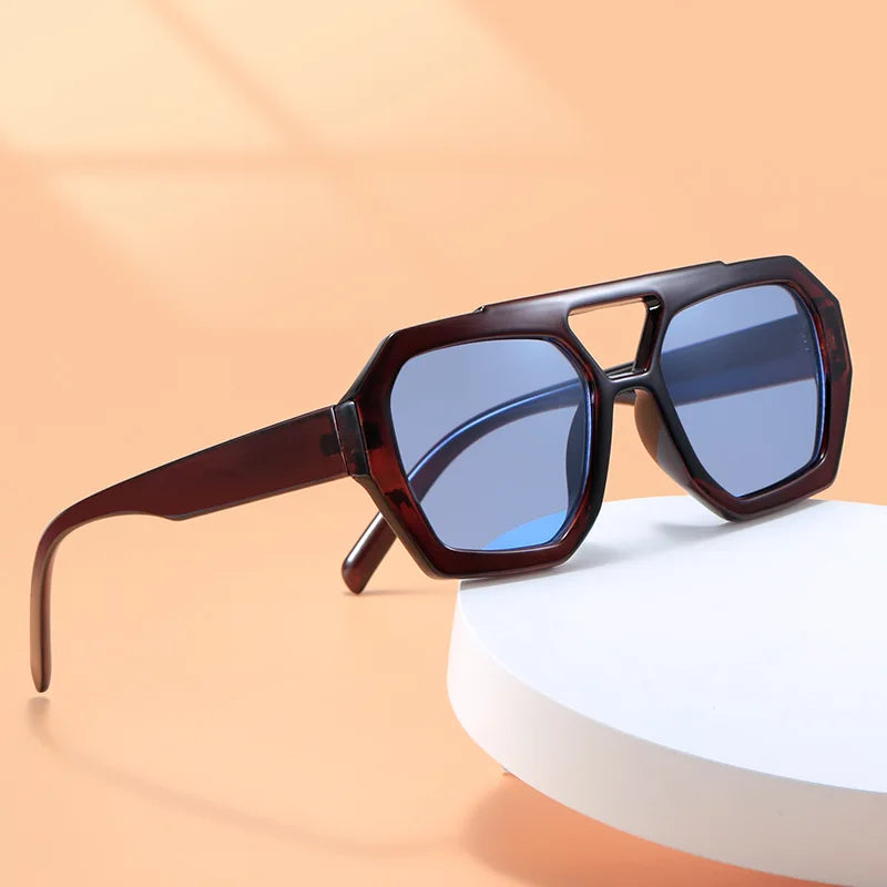 Thick Frame Double Bridges Eyewear