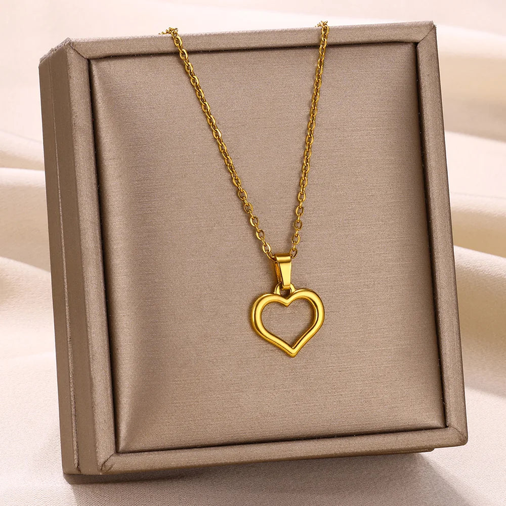Love Heart Pendant Necklaces