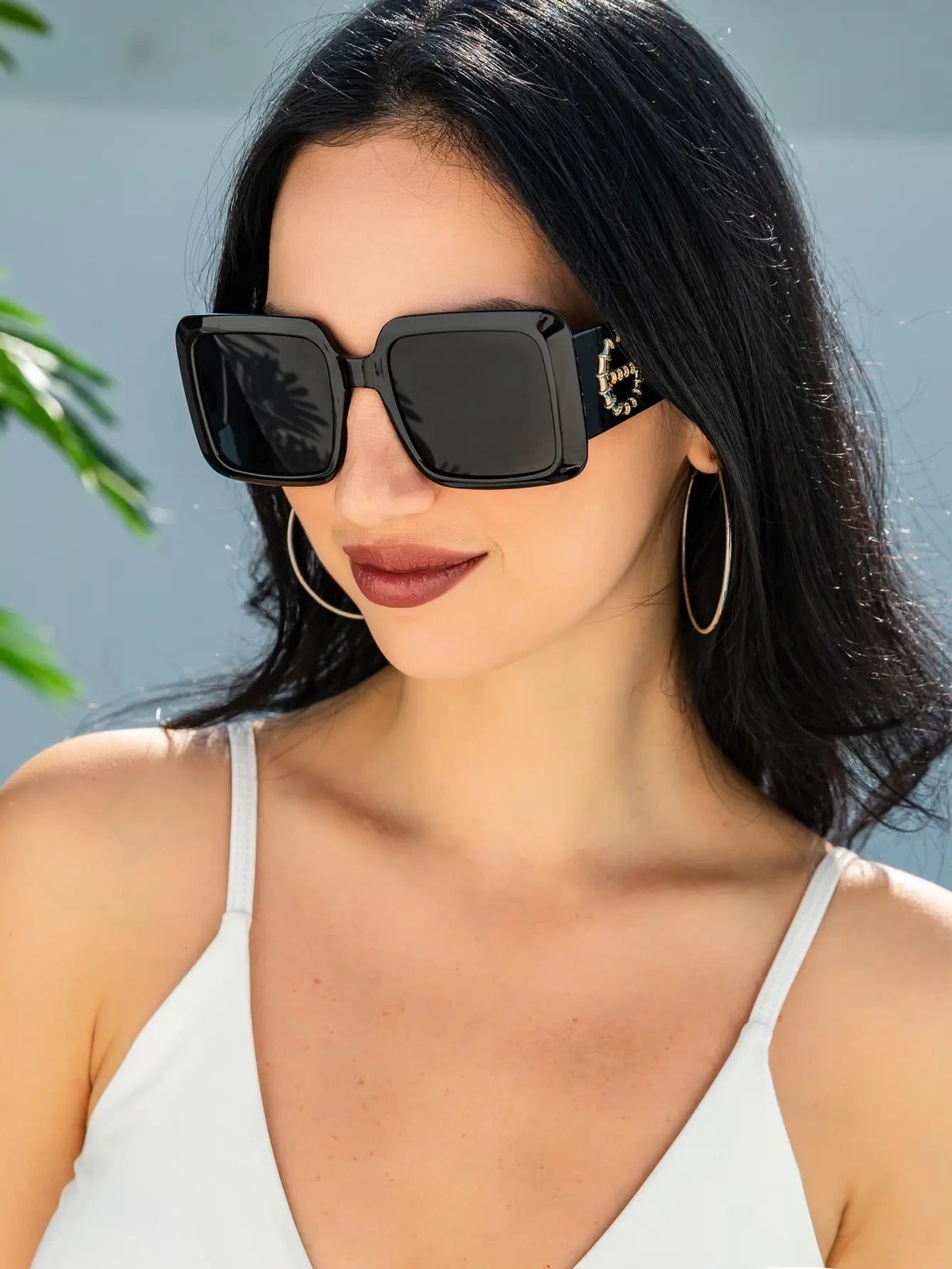 2pcs Brand Square Eyewear UV400